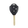 Toyota Corolla, Camry, Prado, RAV4, Yaris | Complete Remote Key (3 Button, Toy43  Blade, 433MHz)