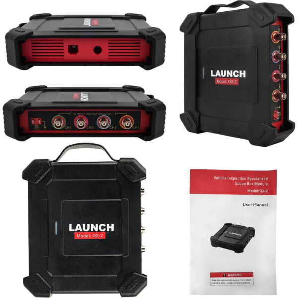 LAUNCH X431 O2-2 Oscilloscope Scopebox – 4 Channel Digital Automotive Tester for X431 PAD VII, PAD V, PAD III – High-Speed Diagnostics with 100MHz Bandwidth and Advanced Signal Analysis - Image 11