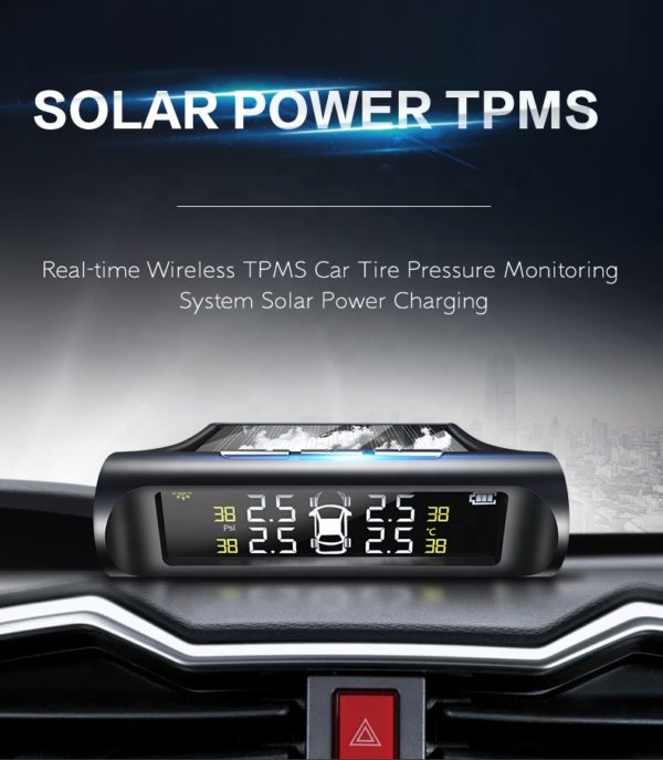 Wireless Car TPMS (Tyre Pressure Monitoring System) - External Sensors (Solar Powered) - Image 3