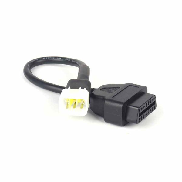 Delphi Motorcycle 6 Pin to 16 Pin OBD Connector Diagnostic Cable