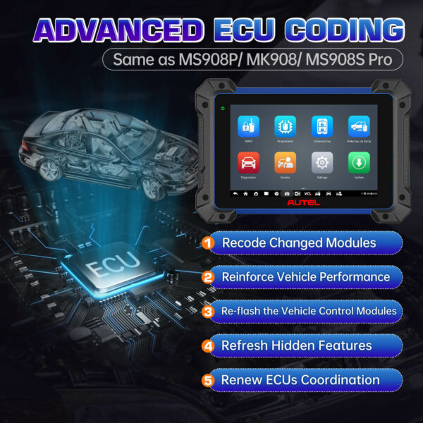 Autel MaxiIM IM608PRO II  | 2024 Model | Advanced IMMO, Key Coding & Diagnostic Scanner & ECU Flashing (J2534) - Image 6