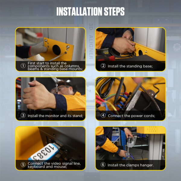 AUTOOL XC503 3D Wheel Aligner - High-Precision Alignment with Advanced 3D Imaging Technology - Image 4