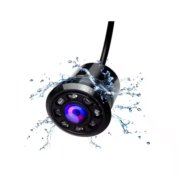 8 LED Car FHD CCD Rear View Camera 170° Wide Angle Night Vision Waterproof Backup Parking Camera - Image 2