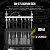 AUTOOL CT500 6-Cylinder Ultrasonic Fuel Injector Cleaner & Tester, GDI/EFI/FSI Compatible, 2000ml Tank, 70W, 12V/70V/120V - Image 5