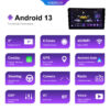 9" 2-DIN CarPlay(iOS)/Android Auto Infotainment System with GPS, 4G WiFi, HD Touchscreen, DSP & 360° Camera Support - Image 6