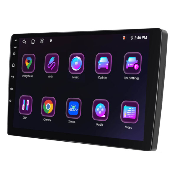 9" 2-DIN CarPlay(iOS)/Android Auto Infotainment System with GPS, 4G WiFi, HD Touchscreen, DSP & 360° Camera Support - Image 3